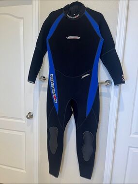 Henderson XL 3mm Men's Blue & Black Full Dive suit Thermal Neoprene